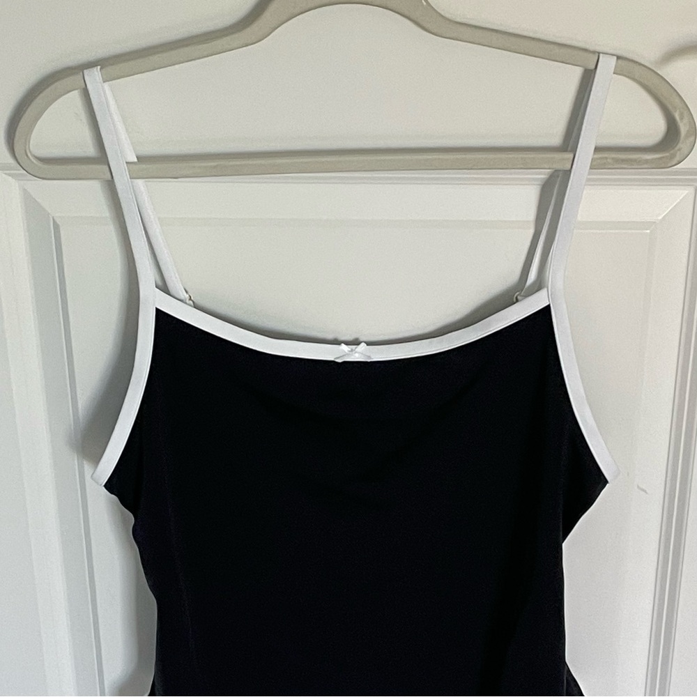 New! Pink x Frankie’s Bikinis Poppi one piece Swimsuit black binded 47343 - Picture 10 of 11